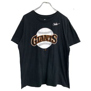 NIKE 半袖 プリント Tシャツ Lサイズ ナイキ ブラック 古着卸 アメリカ仕入 t2409-3669