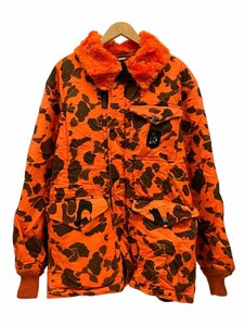 REFRIGIWEAR (リフリッジウエア) USA製 古着 70s 80s ハンティングジャケット 中綿 裏キルティング C&Cジッパー L オレンジ メンズ /036