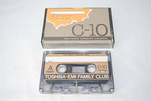 ★送料無料★ジャンク品★状態一切未確認★ TOSHIBA 東芝 low noise compact cassette C-10 カセットテープ #SA-398