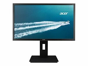 【中古】Acer B246HYL - LED monitor - 23.8” - 1920 x 1080 - IPS - 250 cd/m2 - 6 ms - DVI, VGA, DisplayPort - speakers - dark gray