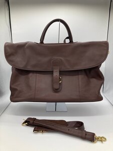 キングラム[41] COACH コーチ 0522 オールドコーチ ヴィンテージ USA アメリカ製 レザー 2WAY ボストン ショルダー ブラウン系 1125