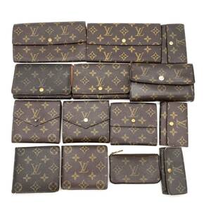 1円 まとめ売り LOUIS VUITTON ルイヴィトン モノグラム 財布 コインケース キーケース 小物 14点セット