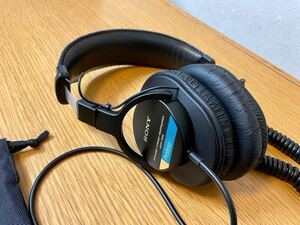 極美品♪ SONY 青帯　MDR-7506 スタジオモニターヘッドフォン ヘッドホン モニター　ヘッドフォン　ステレオヘッドフォン　ソニー　