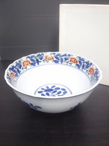 【未使用】 WAKO 和光 器 和食器 丼鉢 どんぶり 直径18cm×高さ8cm　【D0902】