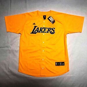 adidas NBA LA Lakers ベースボールタイプ　ゲームシャツ ウェッサイ　チカーノ　ローライダー