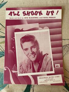 ELVIS PRESLEY ALL SHOOK UP! Sheet Music ロカビリー エルビスプレスリー