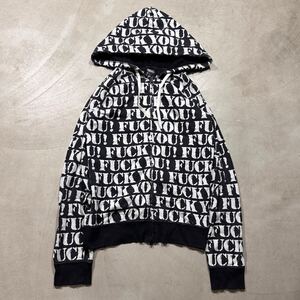 Number (N)ine 2006SS WELCOME TO THE SHADOW Archive FUCK YOU Hoodie rare 00s hooded sweatshirt ナンバーナイン アーカイブ パーカー