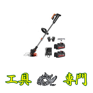 Q8166 ◆0120_6凹　送料無料！【アウトレット品】 21V 充電式草刈り機 FEIJIE 充電工具 切断