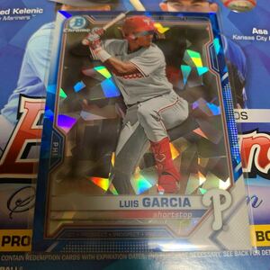 2021 bowman sapphire luis garcia