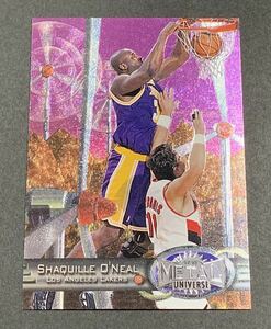 1997-98 Skybox Metal Universe Shaquille O’Neal 50 Lakers NBA シャキールオニール　レイカーズ