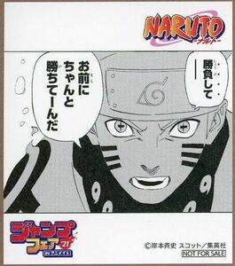 NARUTO アニメイト ジャンプフェア ミニ色紙