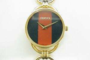 Y629-J31-301◎ GUCCI グッチ 6000.2.L レディース クォーツ 腕時計 現状品① ◎