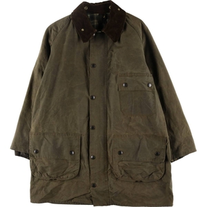 古着 80年代 Barbour SOLWAY ZIPPERワックス 2ワラント コットン オイルドジャケット 英国製 40in メンズM相当ヴィンテージ /eaa505178