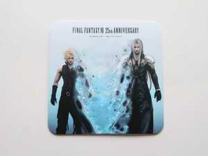 スクエニカフェ 限定 ファイナルファンタジー7 FF7 発売25周年 特典 コースター クラウド セフィロス 非売品 FINAL FANTASY VII FF7AC