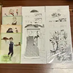 九井諒子展 / ダンジョン飯 迷宮探索展 記念複製原稿 クリアファイル セット