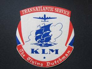 KLMオランダ航空■TRANSATLANTIC SERVICE■1940