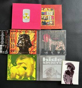 ■■■hide 5枚セット/ HIDE YOUR FACE/ PSYENCE /Ja,Zoo/ hide TRIBUTE SPIRITS/Lemoned/ X JAPAN■■■