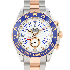 ロレックス（ROLEX）ヨットマスターII 116681 スチール＆エバーローズゴールド 2018年7月/ランダムシリアル メンズ 腕時計 中古
