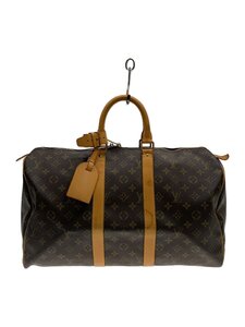 LOUIS VUITTON◆キーポル45_モノグラム・キャンバス_BRW/PVC/BRW/モノグラム