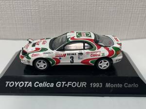 1/64 RALLY CAR Collection Toyota Celiac GT-Four 1993 Monte Carlo