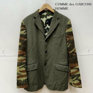 コムデギャルソンオム 16AW 袖 カモ 切替 3B テーラード ジャケット HR-J055 ジャケット、上着 ジャケット、上着 XS カーキ / カーキ