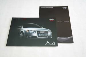 即決価格☆アウディ A4 Sedan/Avant ( 8EALT / 8EBFB / 8EBWEF / 8EAUKF ) 2006年7月 カタログ + 価格表[6132]