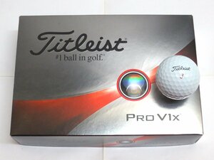 新品★タイトリスト★プロ PRO V1x ボール★2023★ローナンバー【1・2・3・4】★ホワイト★日本正規品★1箱★12球★送料無料