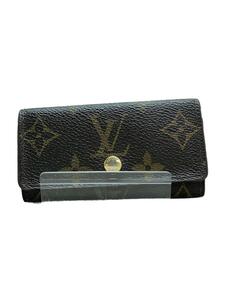 LOUIS VUITTON◆ミュルティクレ4_モノグラム・キャンバス_BRW/-/BRW/メンズ