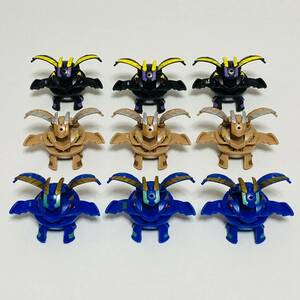 【中古品】SEGATOYS セガトイズ 爆丸 9個セット パーシバル フィギュア