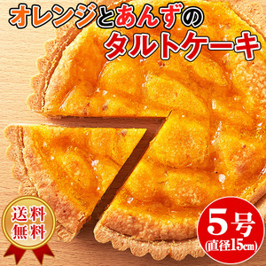 タルト ケーキ オレンジ あんず 5号 タルト生地 保存料不使用 常温 スイーツ 洋生菓子 洋菓子 〔ネコポス出荷〕