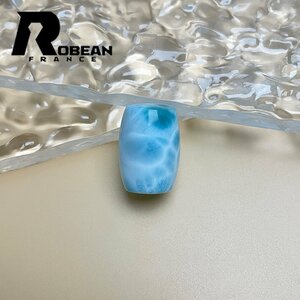 高級 EU製 定価6万円★ROBEAN・チベット天珠★パワーストーン アクセサリー ラリマー 天然石 癒し 平和 お守り 約21*14.8mm C423320