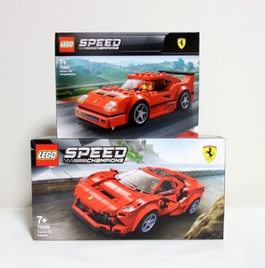 即決　レゴ　75890　76895　F40 コンペティツィオーネ　フェラーリ F8 トリビュート　未開封　LEGO