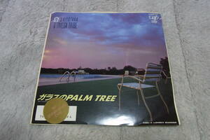 レア物４７： 杉山清貴＆オメガドライブ　ガラスのPALM TREE　シングルレコード