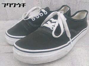 ◇ VANS バンズ AUTHENTIC オーセンティック スニーカー シューズ 24ｃｍ ブラック レディース