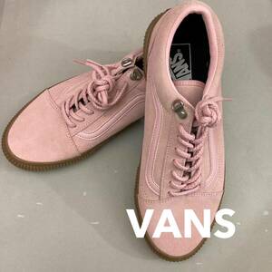 【新品未使用】バンズ VANS スニーカー 靴 オールドスクール LOW スウェード エラ ピンク 27.0cm @★