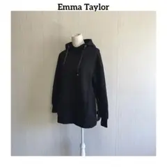 Emma Taylor リバイバル　サイドジップ　ダンボールニット　パーカー