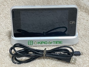 【美品】KING OF TIME シーエスイー製 Pit-21A 勤怠管理システム タイムレコーダー ICカード（専用端末・携帯可）【irodori-823】 