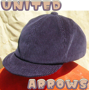 即決■UNITED ARROWS■継続できないコーデネイビを断続的にcap■■古着