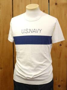 新品 バズリクソンズ US NAVY Tシャツ オフホワイト L BR77612 buzzricksons