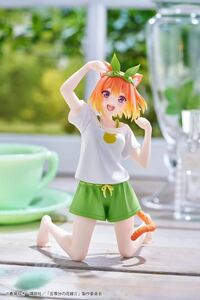 未開封◇五等分の花嫁 中野四葉 フィギュア The Quintessential Quintuplets Yotsuba Nakano Desktop Cute Figure Cat room wear ver TAITO