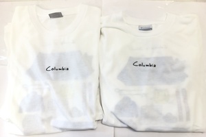 【送料無料】東京)◇Columbia コロンビア レイクトゥアベニューショートスリーブTシャツ ｐｍ0995 2着 サイズM XL