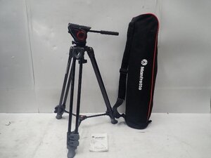 Manfrotto マンフロット ビデオ三脚 MVH500AM (MVH500A + MVT502AM) ソフトケース付 ∩ 70856-4