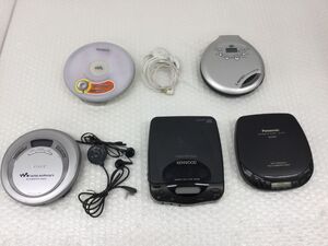 D881-80　Panasonic ポータブルCDプレーヤー　SL-S140、KENWOOD ポータブルCDプレーヤー DPC-521、ソニー D-E666、D-EJ002