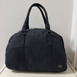 【再値下げ】【新品同様】PORTER ポーター スモーキー SMOKY ボストンバッグ 592-06390 ブラック　黒　トートバッグ　ハンドバッグ