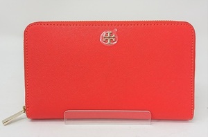 新品 トリーバーチ TORY BURCH ラウンドファスナー 長財布 ポピーレッド POPYRED/605 11169071 ジッピーウォレット