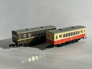 トミーテック ノスタルジック鉄道コレクション 第2弾　TOMYTEC 富井電鉄 キハ 201 203 鉄コレ 2個セット Nゲージ