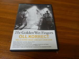 THE GOLDEN WET FINGERS DVD「OLL KORRECT VOL.2 THREE DOGS LIVE OUT LOUD 2016」チバユウスケ The Birthday thee michelle gun elephant