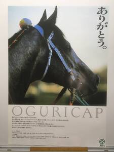 競馬ポスターB2：オグリキャップ 1991年 ヒーロー烈伝No.29「ありがとう。」①