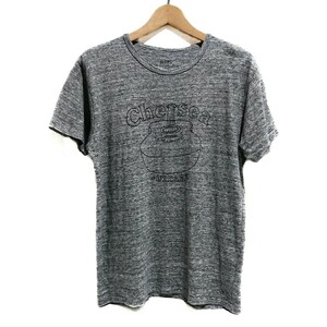 即決価格！！【SHIPS × CHELSEA GUITARS★シップス×チェルシーギター】コラボTシャツ 半袖グレー灰色 霜降り模様 ゆうパケット送料230円