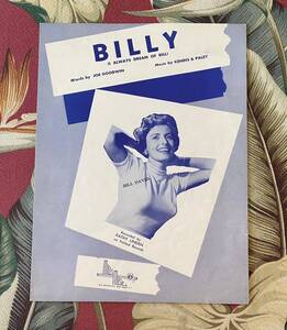 KATHY LINDEN Sheet Music BILLY ケーシーリンデン